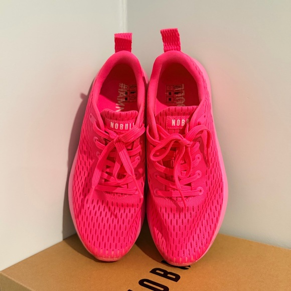 NOBULL Neon Pink Running Shoes - Picture 3 of 8